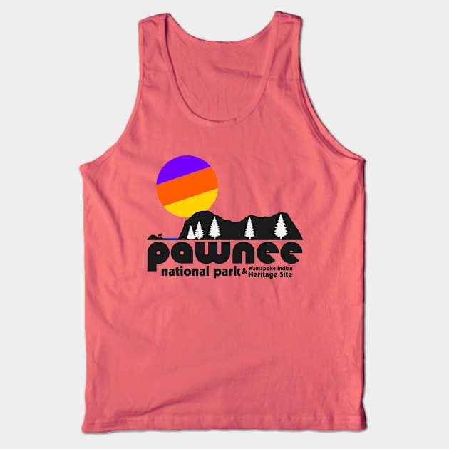 Pawnee National Park Tank Top by darklordpug